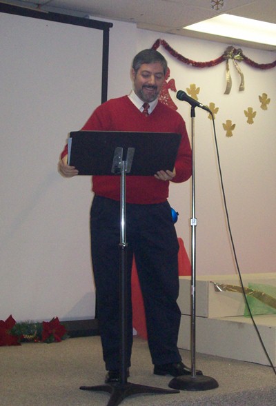 Briam Preaching at Templo Hispano Bautista